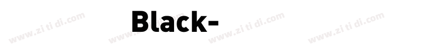 华文楷体 Black字体转换